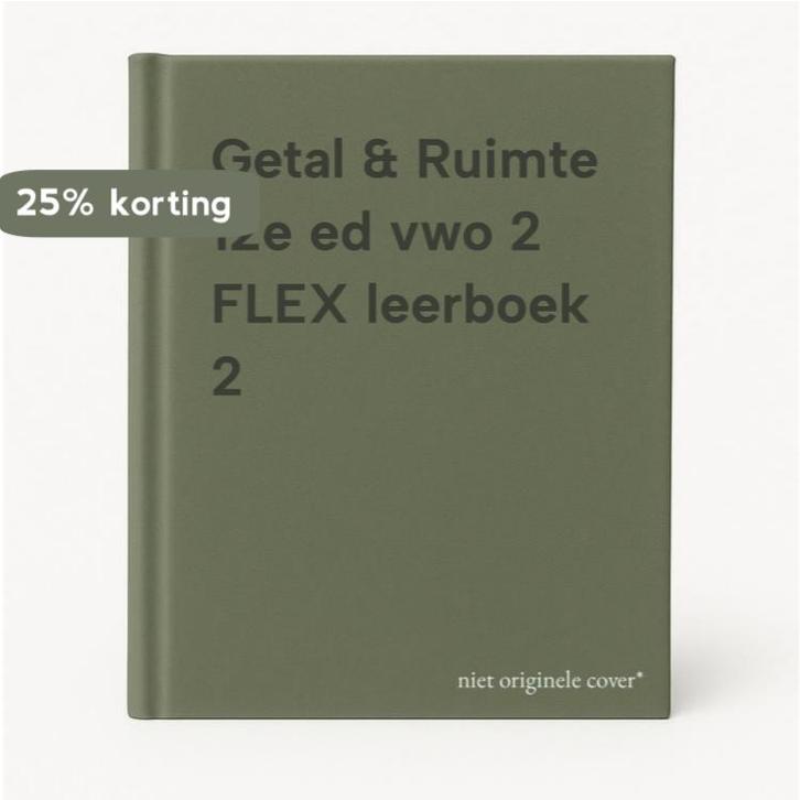 Getal & Ruimte 12e ed vwo 2 FLEX leerboek 2 9789001748845, Boeken, Wetenschap, Gelezen, Verzenden