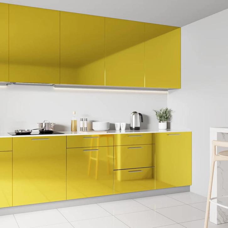 vidaXL Meubelfolie zelfklevend 500x90 cm PVC hoogglans, Huis en Inrichting, Stoffering | Gordijnen en Lamellen, Nieuw, Verzenden