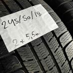 2 x Michelin Pilot Alpin 245-50-18 100HWinterbanden 5,5mm, Auto-onderdelen, 18 inch, Band(en), Personenwagen, Gebruikt