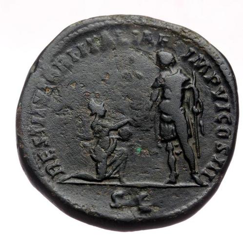 Romeinse Rijk. Marcus Aurelius (AD 161-180). Sestertius, Postzegels en Munten, Munten | Europa | Niet-Euromunten