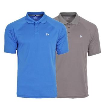 Donnay Donnay Heren - 2-Pack - Sport Polo Bjorn - True Blue beschikbaar voor biedingen