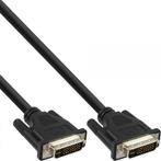 DVI-I Dual Link monitor kabel / zwart - 5 meter, Nieuw, Ophalen of Verzenden