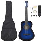 vidaXL 8-delige Gitaarset klassiek beginner 3/4 36 blauw, Muziek en Instrumenten, Snaarinstrumenten | Gitaren | Akoestisch, Verzenden