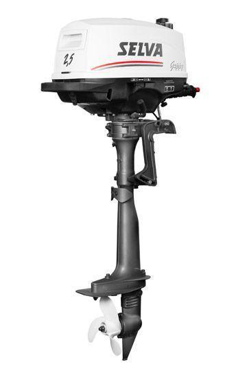 Selva  2,5 Pk Guppy 4-takt Kortstaart, Watersport en Boten, Bootonderdelen, Nieuw, Zeilboot of Motorboot, Ophalen of Verzenden