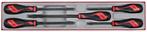 Schroevendraaierset TT4 tray Plat- PH 5 delig Teng Tools, Ophalen of Verzenden, Nieuw