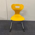 HaBa schoolstoelen, stapelstoel, zithoogte 35 cm, Geel -, Ophalen of Verzenden, Gebruikt, Stof, Eén
