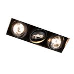 Inbouwspot zwart GU10 AR70 trimless 3-lichts - Oneon, Nieuw, Overige materialen, Modern