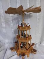 Kerstdecoratie - Hout - Kerststal draaimolen, Nieuw