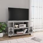 vidaXL Tv-meubel met wieltjes 80x40x45 cm bewerkt hout, Huis en Inrichting, Verzenden, Nieuw, 50 tot 100 cm, Minder dan 100 cm