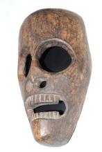 Zeldzame oudere masker Totenkopf schedel 30 cm - Nepal, Antiek en Kunst
