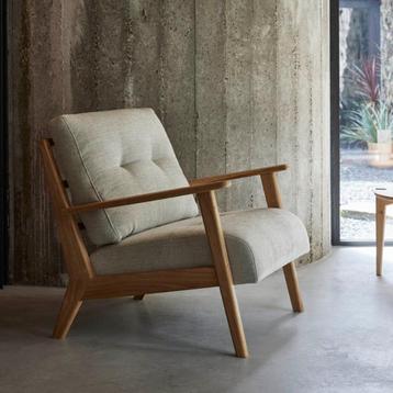 Deense fauteuil Hans - Retro design - Scandinavisch ontwerp beschikbaar voor biedingen
