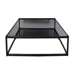 Coffee Table Metro Smoke Glass 310-311-167, Huis en Inrichting, Tafels | Salontafels, Ophalen of Verzenden, Nieuw