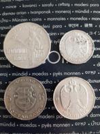 Europa. 4 pièces en argent 1938/1947  (Zonder Minimumprijs), Postzegels en Munten, Munten | Europa | Niet-Euromunten