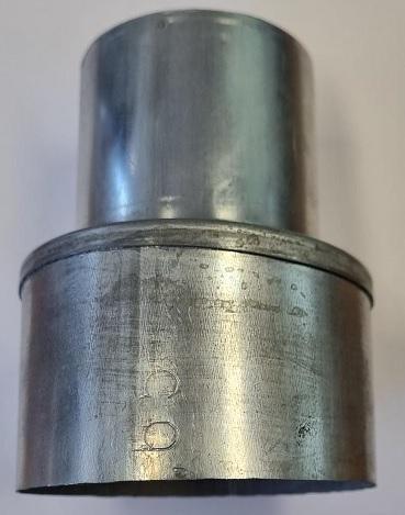 zinken verloopstuk spie Ø60mm x Ø80mm Mof, Doe-het-zelf en Verbouw, Buizen en Afvoer, Ophalen of Verzenden