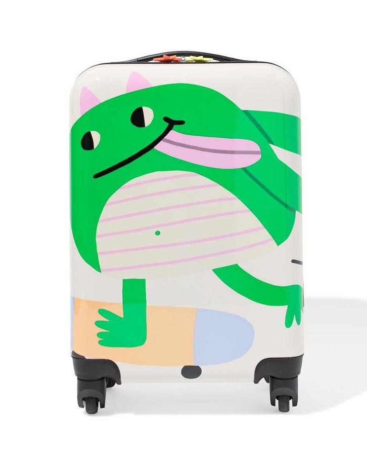 HEMA Koffer 34x55x21cm 33L monster, Sieraden, Tassen en Uiterlijk, Tassen | Reistassen en Weekendtassen, Nieuw, Verzenden