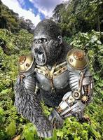 Exclusief S.Buru - sculptuur, XXL STATUE-signed-STEAMpunk, Antiek en Kunst, Curiosa en Brocante