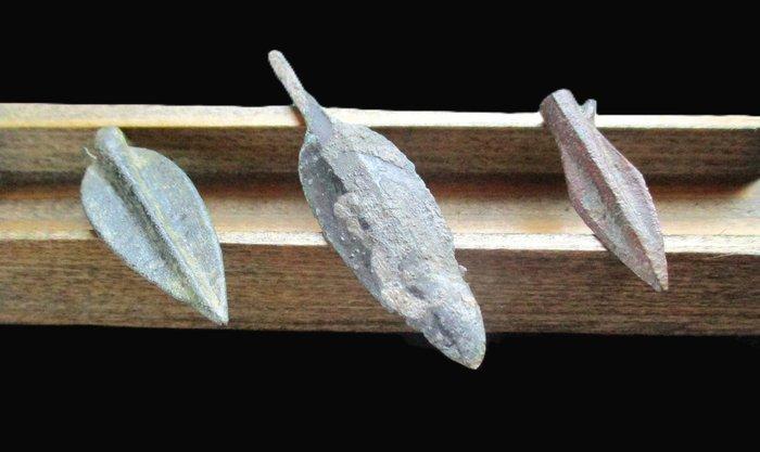 Oud-Grieks Brons Hoogwaardige pijlenkopset - 67 mm (Zonder, Antiek en Kunst, Antiek | Overige Antiek