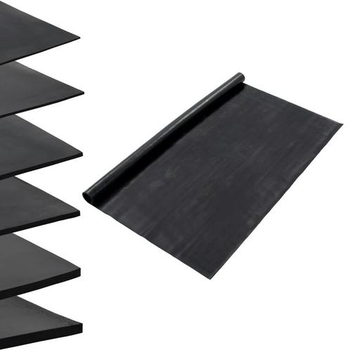 vidaXL Vloermat anti-slip 1 mm glad 1,2x5 m rubber, Doe-het-zelf en Verbouw, Vloerdelen en Plavuizen, Nieuw, Verzenden