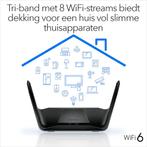 NETGEAR Nighthawk RAX70 - Router - Tri-Band - AX6600 -, Verzenden, Zo goed als nieuw