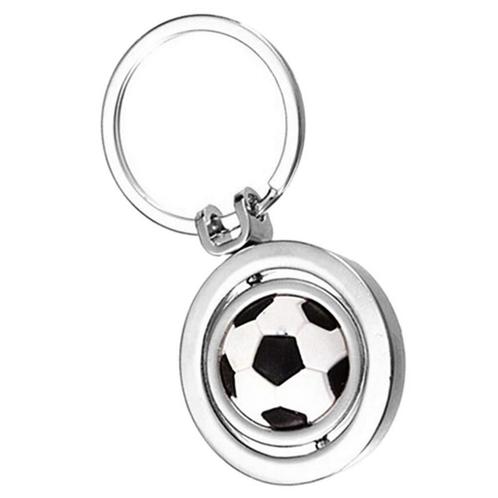 Fako Bijoux® - Sleutelhanger - Draaiende Voetbal -, Verzamelen, Sleutelhangers, Verzenden