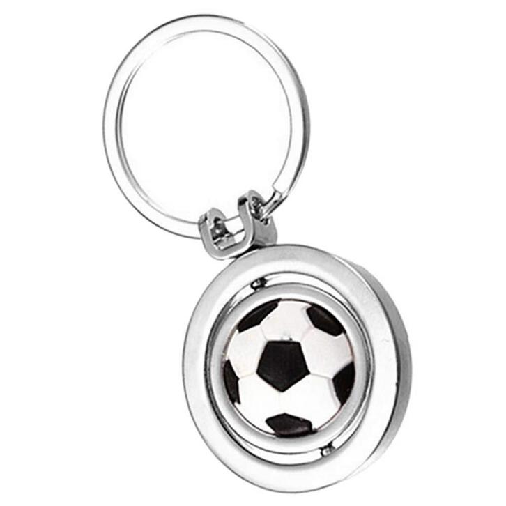 Fako Bijoux - Sleutelhanger - Draaiende Voetbal -, Verzamelen, Sleutelhangers, Verzenden