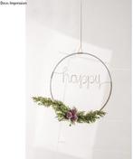 Metalen ring Zwart 30 cm per stuk, Ophalen of Verzenden, Nieuw