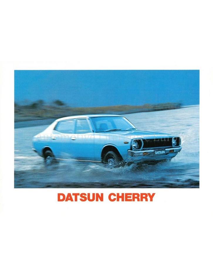 1978 DATSUN CHERRY BROCHURE NEDERLANDS, Boeken, Auto's | Folders en Tijdschriften, Nissan