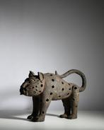 sculptuur - Bronzen luipaard - Benin, Antiek en Kunst