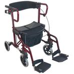 Rollator Drive Diamond Deluxe Rolstoel rood metallic, Ophalen of Verzenden, Nieuw