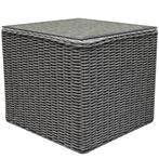Toscane bijzettafel 50x50xH45 cm grijs, Tuin en Terras, Ophalen of Verzenden, Nieuw
