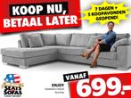 Enjoy Hoekbank vanaf €699.- Betaal in 3x zonder rente!, Nieuw