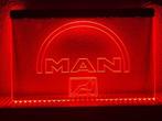 MAN vrachtwagen neon bord lamp LED  verlichting reclame lich, Verzamelen, Verzenden, Nieuw