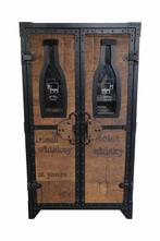 Hand gemaakt - K.Geertsma - Drankkast - IJzer, Eik -