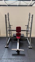 Hammer Strength Olympic Military Bench, Sport en Fitness, Fitnessmaterialen, Ophalen of Verzenden, Gebruikt, Benen, Overige typen