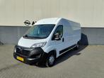 Opel Movano 2.2D 120PK L3H2 3-Persoons Navi DAB+ Airco Cruis, Stof, Gebruikt, Euro 6, Wit