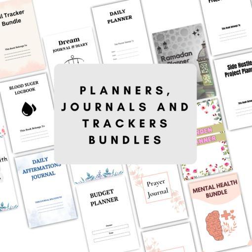 Journal, Planner and Tracker Bundles, Diversen, Agenda's