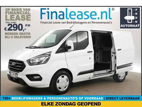 Ford Transit Custom 300 2.0 TDCI L1H1 AUT Airco LED €290pm, Auto's, Bestelauto's, Lease, Automaat, Diesel, Ford, Wit, Verzenden