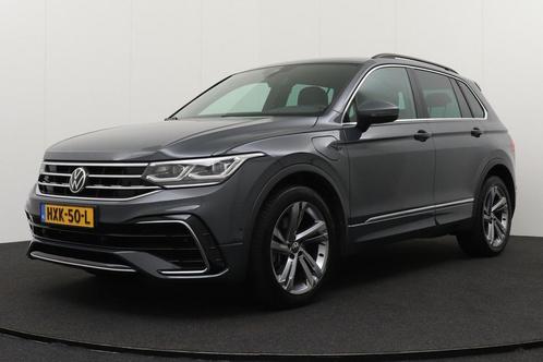 Zakelijke Lease |  Volkswagen Tiguan 1.4 TSI eHybrid R-Line, Auto's, Volkswagen, Dealer onderhouden, Lease, Zwart, Automaat, SUV of Terreinwagen