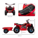 TRUUSK Elektrische Kinderquad Met Aanhanger, 2,5 Km/u, 50 Mi, Verzenden, Nieuw