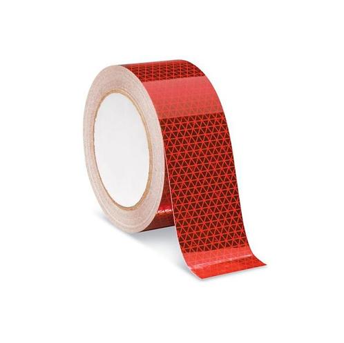 Reflecterende Tape Rood - Rol 50 meter - gecertificeerd ECE, Auto diversen, Autostickers, Ophalen of Verzenden