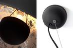 Industriële design hanglamp STUDIO 55m zwart zilver bladlook, Nieuw, Ophalen of Verzenden