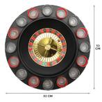 Benson Roulette drankspel - 16 glazen - draaibaar wiel -..., Ophalen of Verzenden, Nieuw