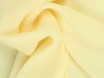 Chiffon stof - Champagne - Per 15 of 50 meter, 120 cm of meer, Wit, Ophalen of Verzenden, Polyester