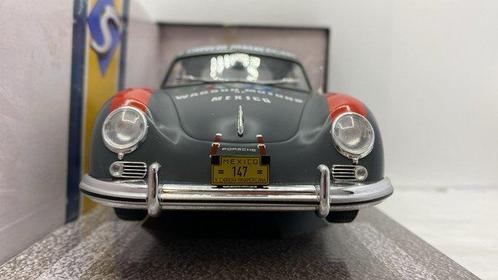 Solido 1:18 - Modelauto - Porsche 356 PRE-A Grey Racing, Hobby en Vrije tijd, Modelauto's | 1:5 tot 1:12