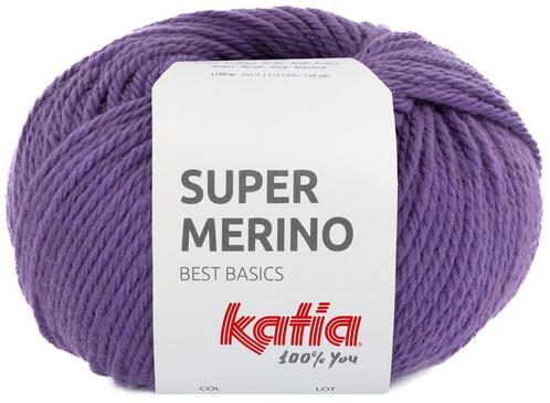 Katia Super Merino - 47 violet - Wol/Acryl Garen, Hobby en Vrije tijd, Breien en Haken, Ophalen of Verzenden