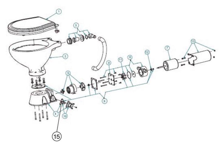 Space Saver Porseleinen Pot, Watersport en Boten, Bootonderdelen, Nieuw, Zeilboot of Motorboot, Ophalen of Verzenden