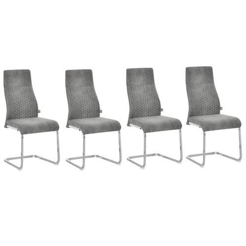 TRUUSK Set Van 4 Eetkamerstoelen, Keukenstoelen Met Rugleuni, Huis en Inrichting, Stoelen, Nieuw, Verzenden