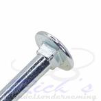 Slotbout M10 x 80 mm met moer verzinkt 4.8, Ophalen of Verzenden, Nieuw, 50 tot 100 mm