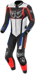 Berik NexG Zwart Rood Blauw Grijs 1-Delig Motorpak, Nieuw met kaartje, Overall, Berik, Heren