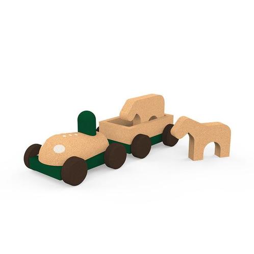 Elou Kurk Speelgoed - Tractor met aanhanger, Huis en Inrichting, Woonaccessoires | Overige, Ophalen of Verzenden